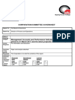 Management Accounts March 2017 Report