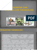 Pengantar Dan Pendahuluan Toksikologi