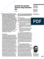 Formwork Striking Times For Ground Granulated Blastfurnace Slag Concrete-Tests and Site Results - 1994