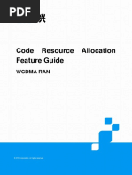 ZTE UMTS Code Resource Allocation Feature Guide_V8 5_201312_548008