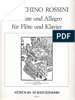 Rossini Andate and Allegro Flauta Klavir
