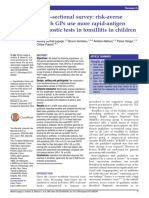 Risk-Averse French GPs More Likely to Use Rapid Tests, Prescribe Antibiotics for Tonsillitis