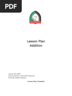 Lesson Plan Math Grade 1 | PDF | Teaching Mathematics | Behavior ...