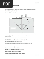 Concrete Break Out Calculation