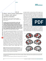 Understanding Emotions in Others: Mirror Neuron Dysfunction in Children With Autism Spectrum Disorders