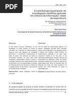 A Metodologia Quadripolar de Investigacao