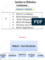 Week 2 Robotics Lecture 2  Intro to Robotics