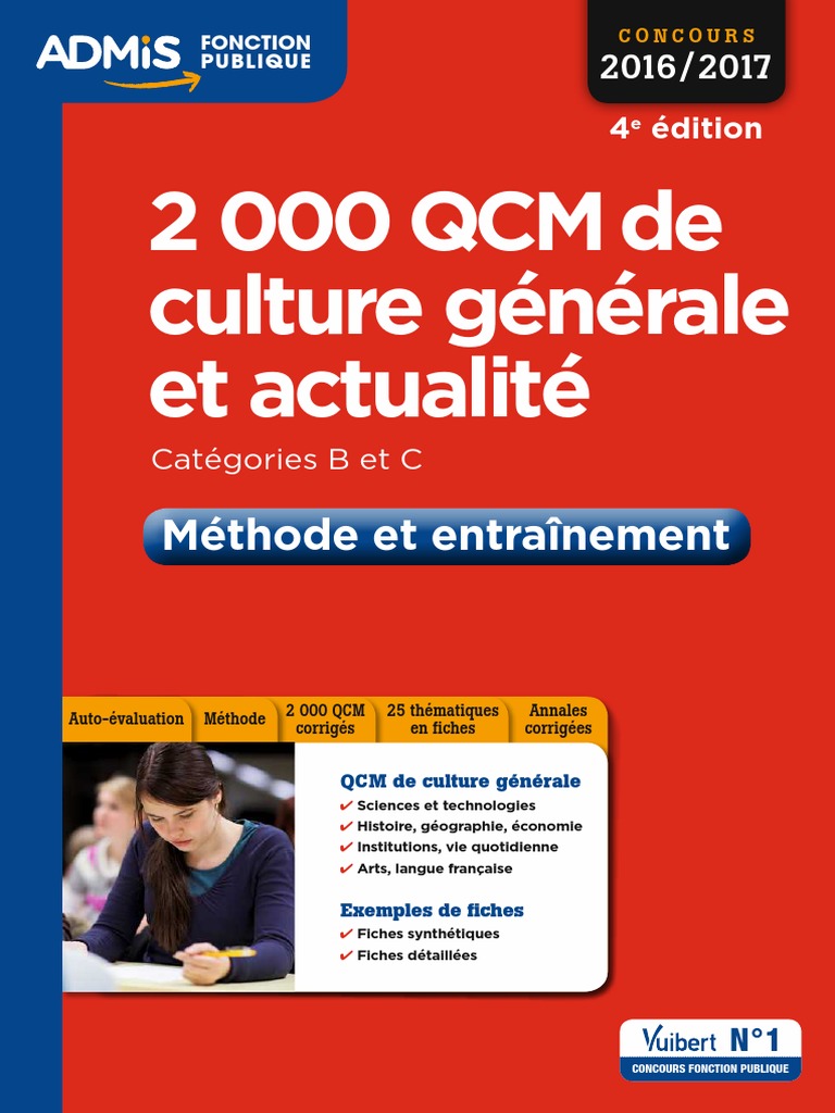 2000 QCM de Culture Générale Concours | PDF | France | Prix Nobel