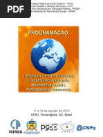 Programa Seminário NPMS - 2010