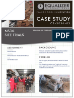 Case Study: NS36 Site Trials