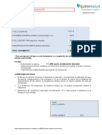 Presupuesto Ovodonación: Nombre Paciente: #Presupuesto: Fecha de Emisión