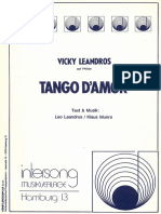 Vicky Leandros - Tango D'amour - 1976 - Sheet Music PDF
