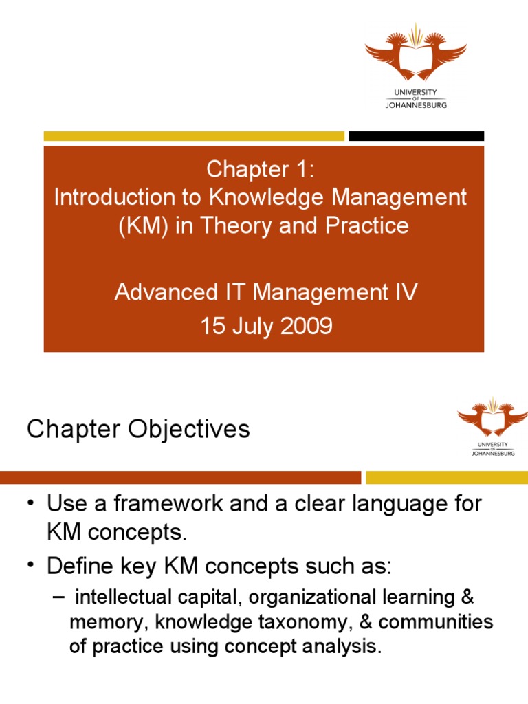 Introduction to Knowledge Management Concepts | PDF | Knowledge ...