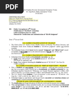 Letter of Demand and Intent to Sue
