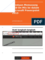 Panduan Memasang Add-On Mix Ke Dalam Microsoft Powerpoint 2013 Dan 2016