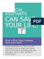 medical assitants flyer