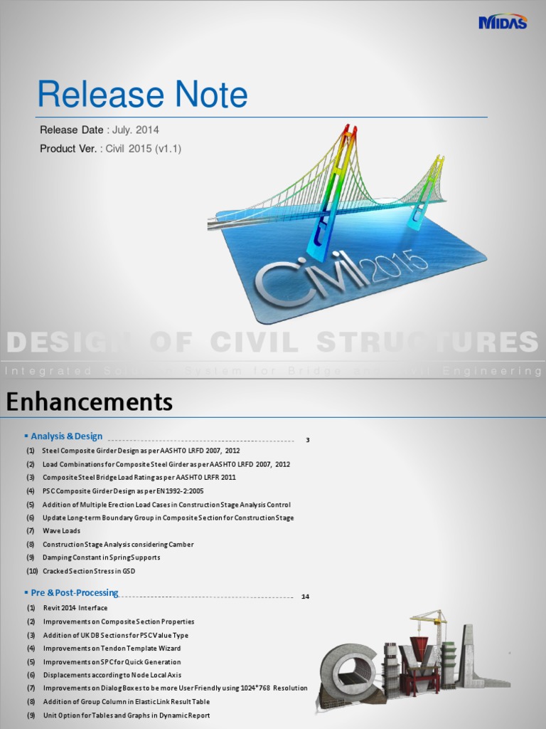Civil Structures Design Enhancements 2015 | PDF | Structural Load ...