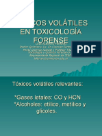 Toxicos Volatiles en Toxicologia Forense FERRARI