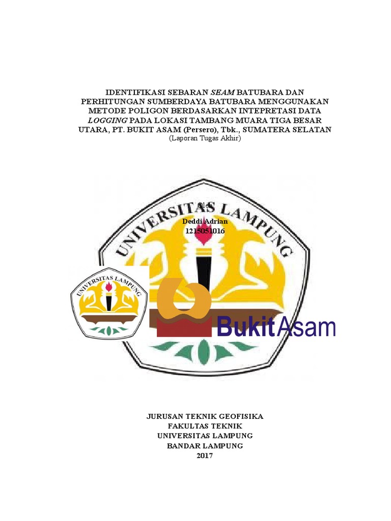 Cover Proposal Skripsi Unila Ide Judul Skripsi Universitas