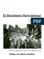 El Manifiesto Homosexual