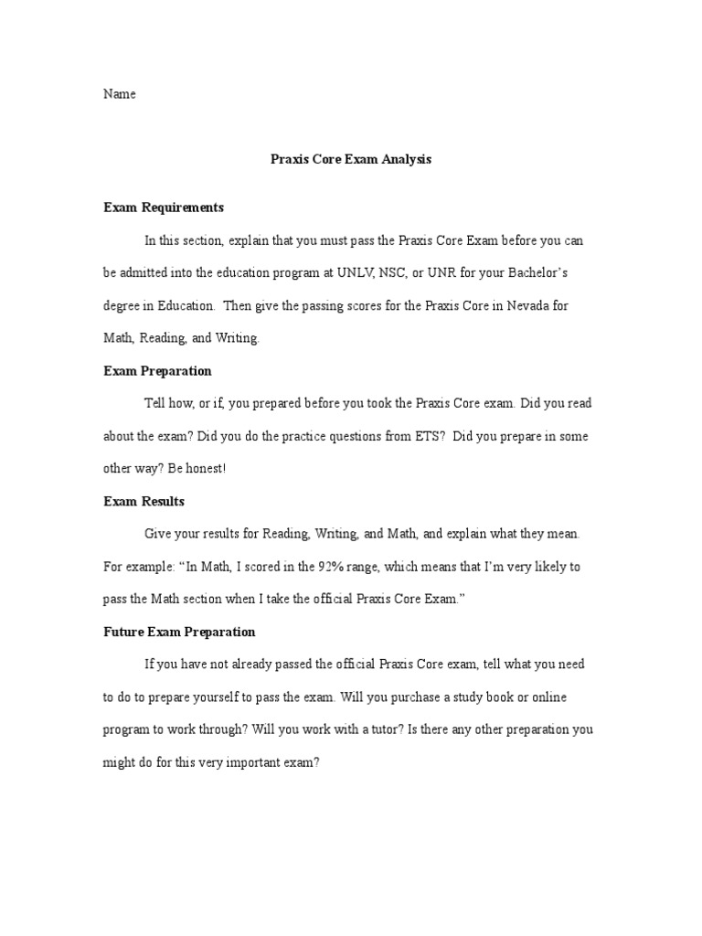 Praxis Core Exam Preparation Guide | PDF