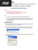 Firmware Upgrade Procedure