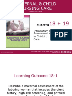 Intrapartum Nursing Assessment + The Family in Childbirth: Needs and Care