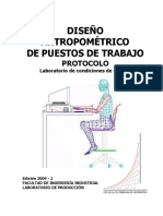 Diseño antropométrico de puestos de trabajo