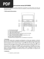 Manual Cronotermostato Digital Af126620