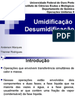 Umidificação-Desumidificação