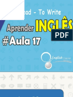 Aprender Inglês, To Read, To Write Aula 17 - English Channel