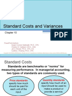 Standard Costs and Variances