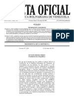 Gaceta Oficial Extraordinaria N° 6295 Decreto Convocatoria a Asamblea Nacional Constituyente
