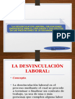 Desvinculación Laboral 2017