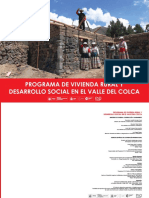 Programa Vivienda Rural y Desarrollo Social en El Valle Del Colca, Arequipa - Perú