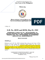 G.R. No. 48195 and 48196, May 01, 1942: Supreme Court of The Philippines