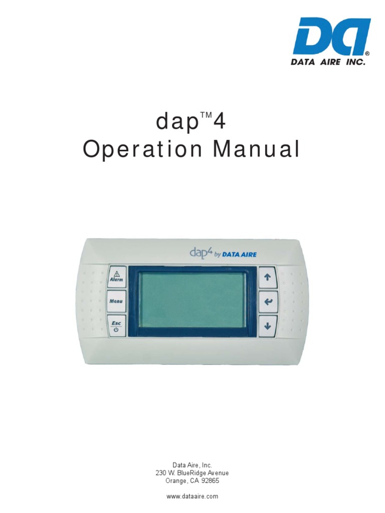 Dap4 Iom | PDF | Menu (Computing) | Humidity