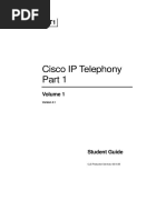 Cisco Press Cisco IP Telephony Volume 1 CIPT1 Student Guide V4 1 PDF