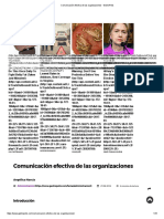 Comunicación Efectiva de Las Organizaciones - GestioPolis PDF