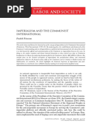Imperialism and the Communist International
