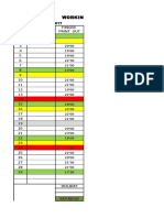 Working Time List