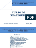 Curso Reaseguro ESEG Agosto, 2012 PDF