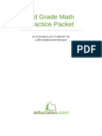452119.3rd Grade Math Practice Packet