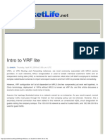 Intro To VRF Lite - PacketLifenet