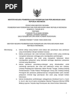 Download Permeneg PPPA No1 Thn 2010 - SPM Bid Lynan Terpadu Bagi P  A Korban Kekerasan ok_1pdf by Cloud Strife SN347381593 doc pdf