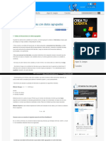 Tablas de Frecuencias Con Datos Agrupados