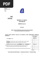 Soalan Percubaan Geografi Penggal 2 STPM 2017 - Kelantan