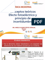 Efecto Fotoeléctrico y Principio de Incertidumbre