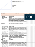 Programación Anual 1er Grado