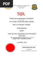 Sijil Penghargaan Penceramah